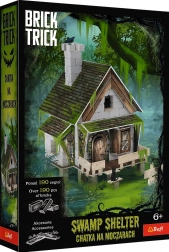 Gradbeni komplet TREFL BRICK TRICK koča v močvirju, 190 kosov