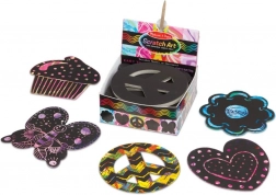 Praskanka prijateljstva – komplet kartic za graviranje ScratchArt