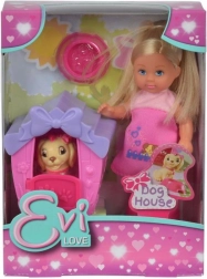 Punčka Evička s pasjo uto