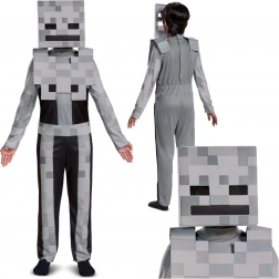 Otroški kostum MINECRAFT Skeleton (4–6 let, 110–122 cm)