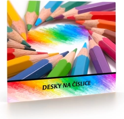 Mape za števke za prvošolčke Pastelke