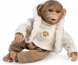 Realistična opička dojenček z mehkim telesom 32 cm