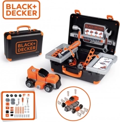 Smoby Black & Decker Torbica z orodjem in avtom za gradnjo