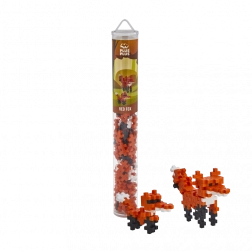 Plus-Plus lisica – kreativna sestavljanka 100 kosov v tubi