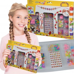 Kreativni komplet za izdelavo barvitih zapestnic SIMBA ART & FUN