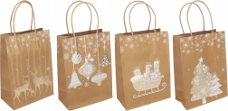 Darilna vrečka Božič L 25 × 33 × 12 cm