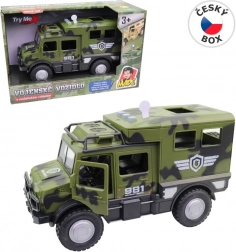 Vojaško vozilo z baterijami, svetlobo in zvokom