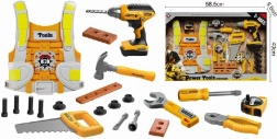 Otroški komplet orodja z brezrokavnikom
