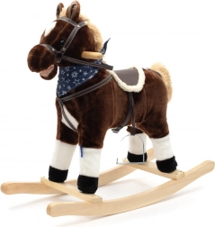 Gugalni konjiček z melodijo in rutko Baby Mix