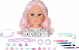 Baby Born kreativna glava za česanje 22 cm z dodatki