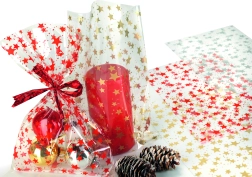 Prozoren celofanasti vrečka Star 25x40 cm