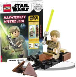 LEGO Star Wars Največji mojster Jedijev – interaktivna knjiga z minifigurico Luka Skywalkerja