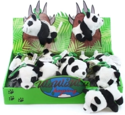 Plišast obesek za ključe panda 12 cm
