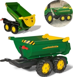 Otroška prikolica s prekucno korbo JOHN DEERE ROLLY TOYS halfpipe