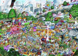 Sestavljanka Obožujem prodajo iz prtljažnika avta 1000 kosov od Gibsons