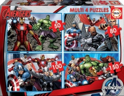 Educa Otroški puzzle Avengers 4v1