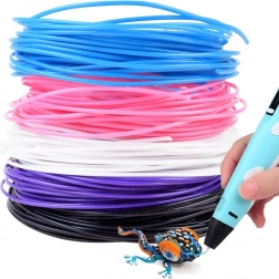 Nadomestna polnila za 3D pero – komplet 5 barv – Različica B