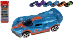 Set športnih avtomobilčkov 1:64, 6 kosov, kovina in plastika, prosti tek