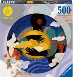 Sestavljanka RAVENSBURGER 500 kosov – majhno sonce, pomen branja (okrogla)