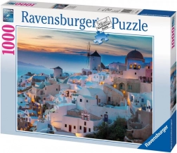Sestavljanka Večer v Santoriniju 1000 kosov Ravensburger
