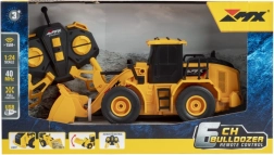 R/C buldozer 1:24 s funkcionalno lopato in daljinskim upravljanjem
