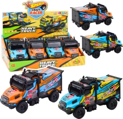 Terensko vozilo s pogonom, lučmi in zvoki oranžno modro