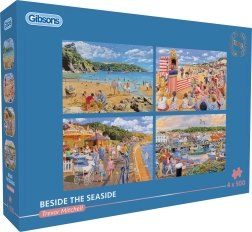 GIBSONS sestavljanka Ob morju 4×500 koščkov