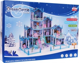 Zimska vila za punčke s pripomočki