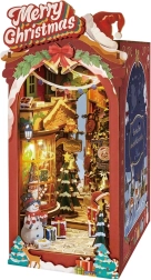 Ročno narejena božična ulica Zaviralo za knjige