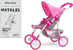Milly Mally voziček za punčke Natalie Prestige Pink