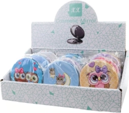 Žepno ogledalce s sovicami