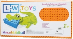 Oranžna gradbena plošča JUNIOR 16x32 točk