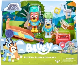 Figurice Bluey Gokart z 2 figurinami kužkov