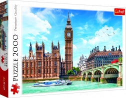 Sestavljanka 2000 kosov – Big Ben in Westminstrski most, London – Trefl