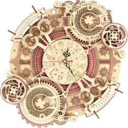 RoboTime 3D wooden mechanical clock puzzle with calendar