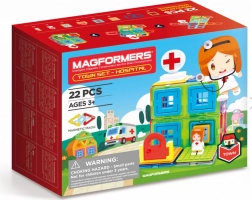 Magformers Mestece: Bolnišnica - 22 delov
