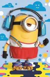 Trefl sestavljanka Minioni na drsalkah 54 koščkov