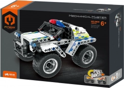 Konstruktorski set iM.Master policijski avto na vzmetni pogon, 199 kosov