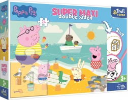 Dvostranske sestavljanke Peppa Pig SUPER MAXI 24 kos