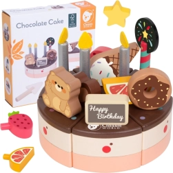 Lesena rojstnodnevna torta za rezanje 19 kosov