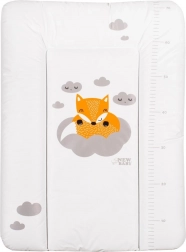 Mehka previjalna podloga New Baby Lisica 70 × 50 cm bela
