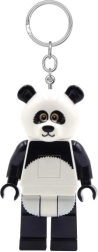 Lego minifigurica panda svetleči obesek za ključe