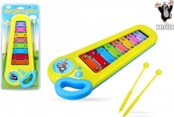 Otroški ksilofon z motivom KRTKA 33,5 × 14 cm