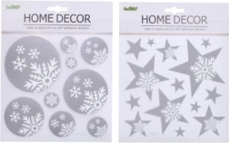 Okrasje za steno ali okno – Božični motivi 22,9x18,5 cm