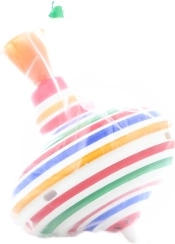 Barvita kovinska vrtavka 13,5 cm