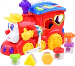 Interaktivna lokomotiva s prepoznavanjem oblik in zvoki