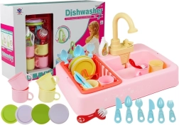 Barvito umivalno korito z vodo + dodatki