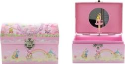 Glasbena škatlica za nakit z balerino