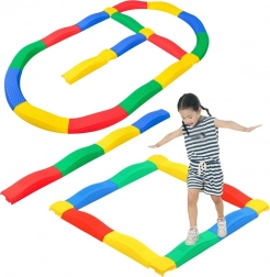 Senzorična uravnotežitvena steza s 16 ploščami in nedrsečimi podlagami