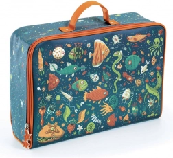 DJECO Otroški tekstilni kovček - ribe